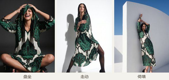 照着大师姿势重拍你模特 — ACTOGEN 服装AI摄影